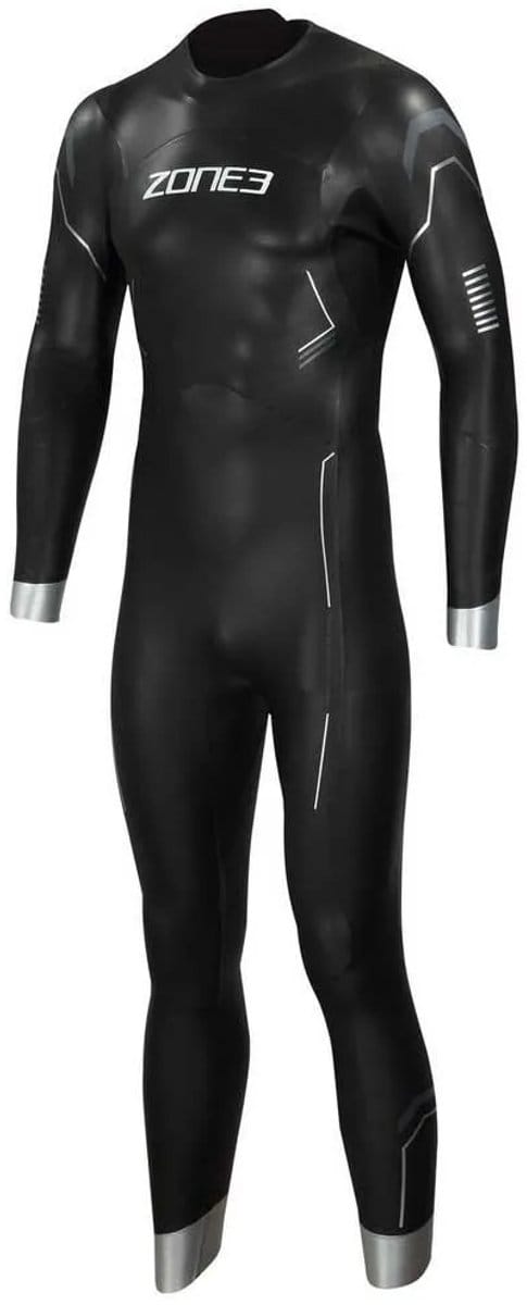2023 Zone3 Heren Agile Triathlon Wetsuit - Black / Silver ST