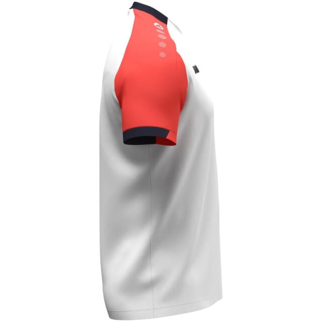 Jako Dynamic T-Shirt Heren - Wit / Koraal / Marine | Maat: M