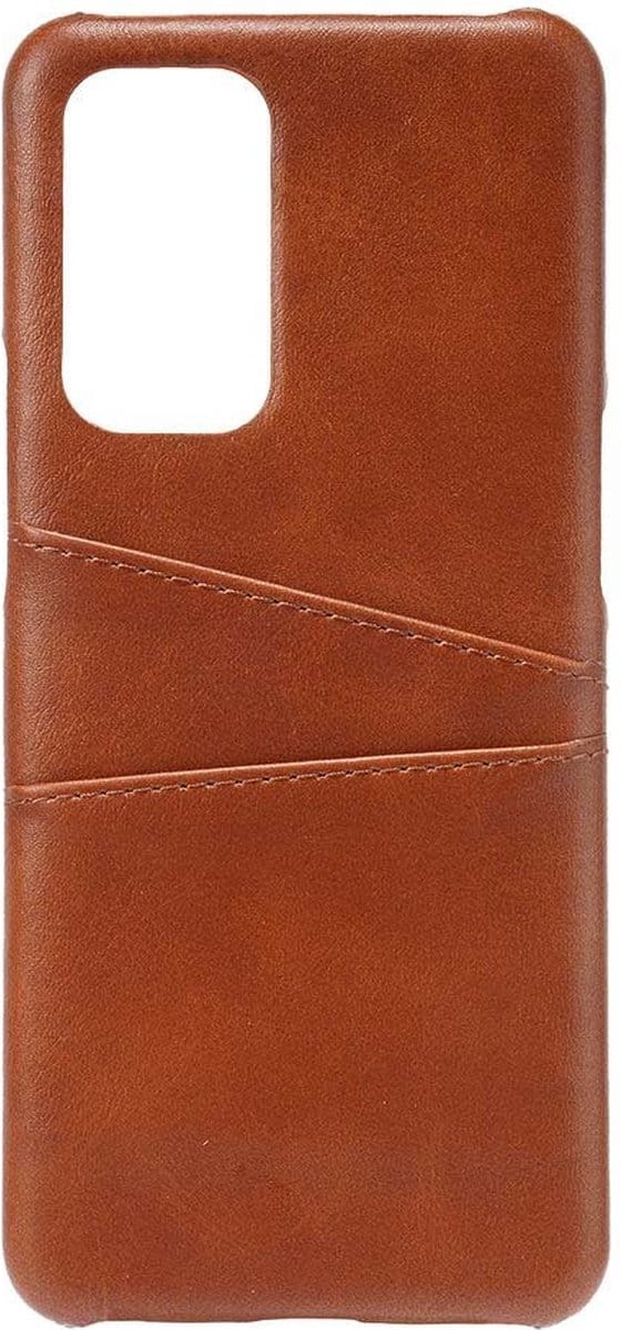 Shop4 - Xiaomi 12 Hoesje - Harde Back Case Cabello met Pasjeshouder Bruin