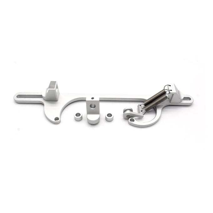Vervanging gaskabelbeugel voor Holley 4150 4160-serie zilver