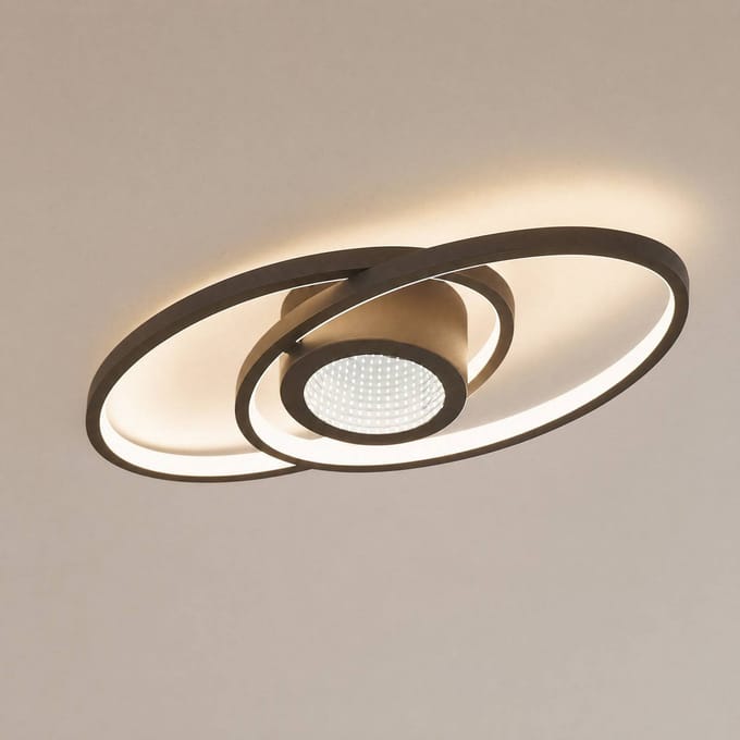 Lindby LED plafondlamp Thalina, 60cm, dimbaar, Infinity Tunnel