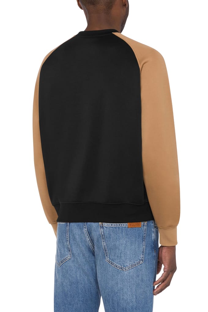 Moschino Crewneck Sweatshirt Black Taglia: S | Maglioni a maglia Outlet | Uomo | Nero