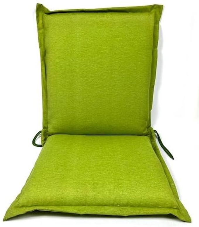 Madison Tuinstoelkussen Lage rug 102x50 cm gras groen