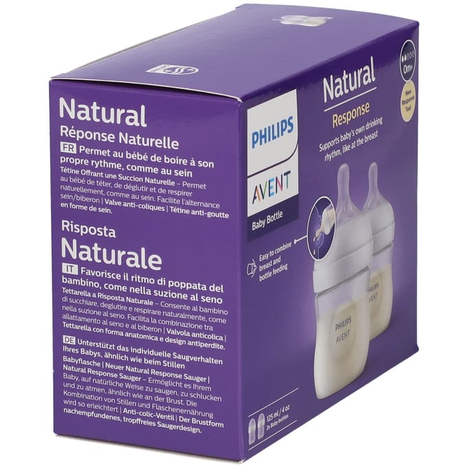 Philips Avent - Babyfles - Natural Response - 2 stuks - 125ml