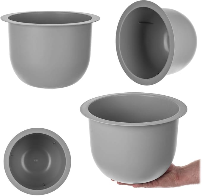 Aytre bloempot inzet 30 cm platina