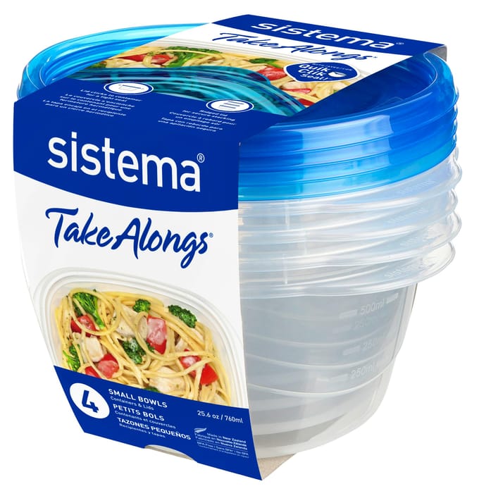 Sistema Small Bowl 760 ml + 760 ml + 760 ml + 760 ml