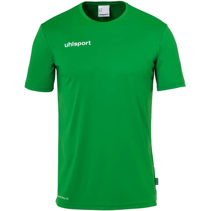 Uhlsport Essential Functioneel T-Shirt Kinderen - Groen / Wit | Maat: 164
