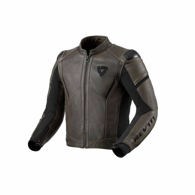 REV'IT! Jacket Parallax Black Olive 54 - Maat - Jas