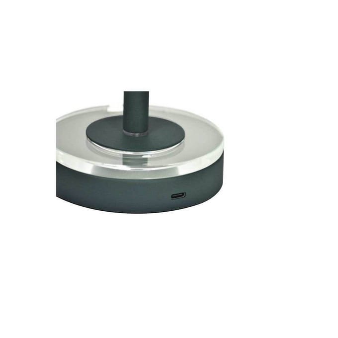 AYTM Acculamp Luceo, bosgroen, metaal, 24 cm, dimbaar, IP44