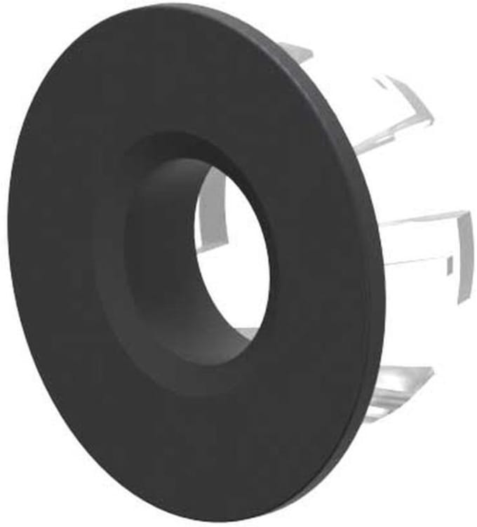 IVY Toebehoren Overloopring Mat zwart PED