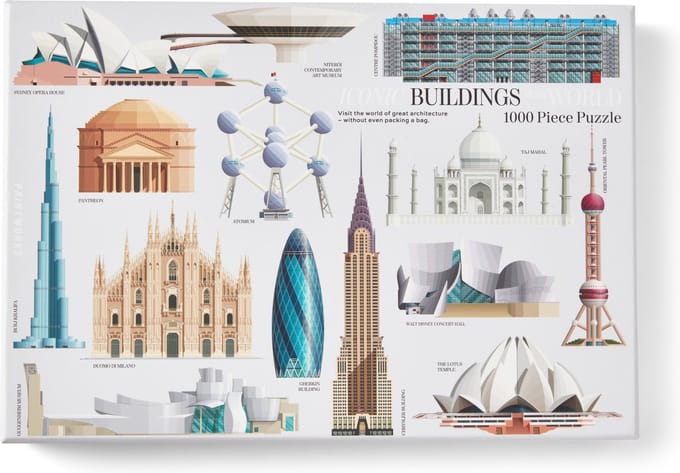 Printworks Legpuzzel - 1000 stukjes - Iconische Gebouwen