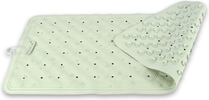 Badmat Groen- 76 x 36 cm - antislip mat - voor bad en douche Rubberen Antislip Douchemat - 36x76 cm | Kwaliteit | Groen