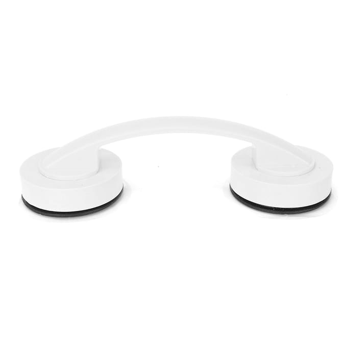 Badkamer Muurhandgreep Zuignappen Douche Beugel Handgreep Balansstang Ouderen Leuning white