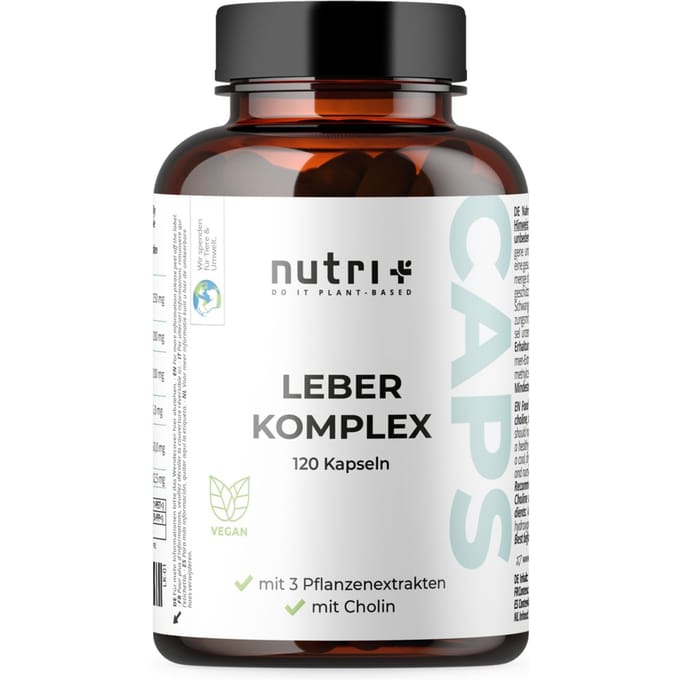nutri+ Levercomplex capsules 120 Capsules