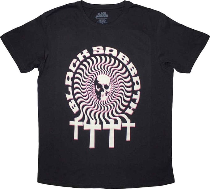Black Sabbath - Hypnotic Skull Heren T-shirt - M - Zwart
