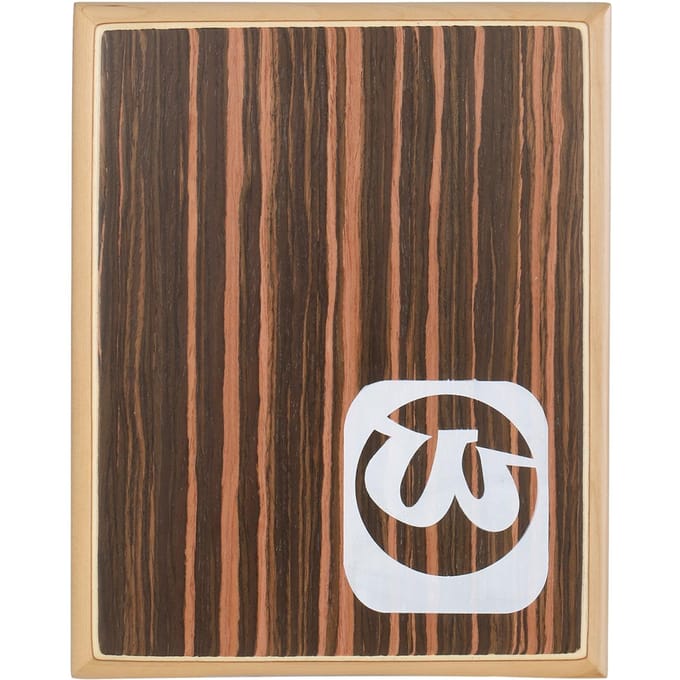 Walter Compact Travel Cajon Box Drum Platte handtrommel percussie-instrument met verstelbare snaren bruin
