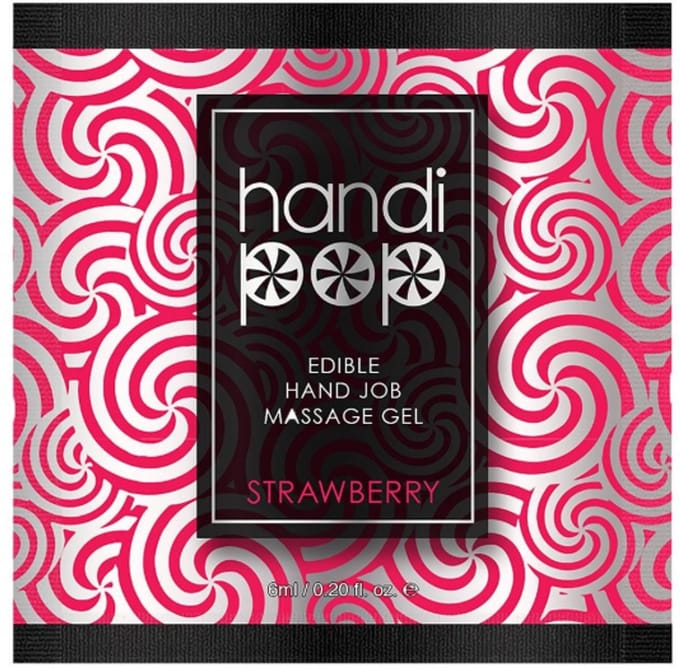 Eetbare massagegel aardbei 6 ml