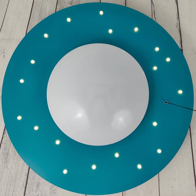 Niermann Standby Plafondlamp Starlight met sterrenhemel, blauw