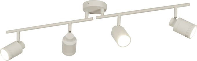 Lumidora Opbouwspot 72837 - DAISY - 4 Lichts - GU10 - Wit - Metaal - Badkamerlamp - IP44