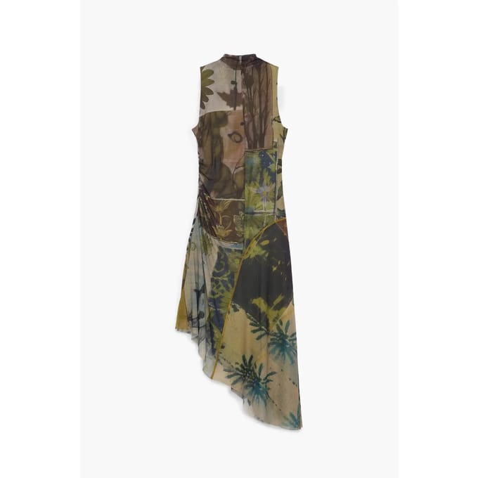 Dames jurk met hoge kraag Desigual
