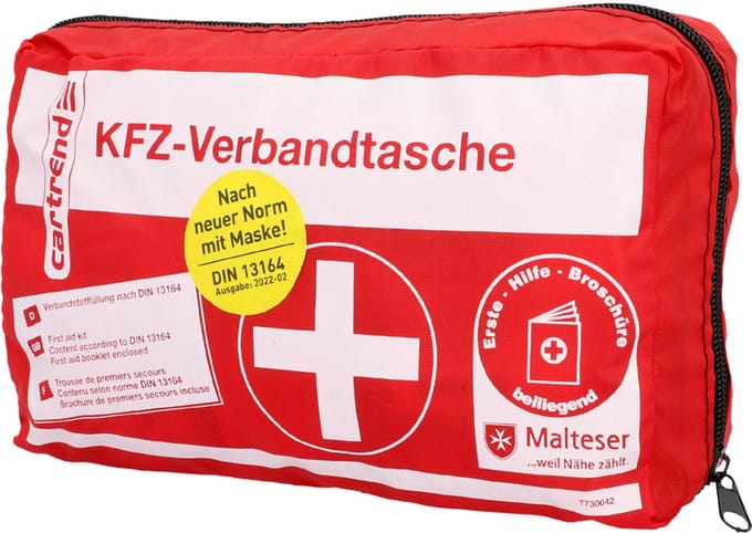 cartrend auto-verbandtas, rood