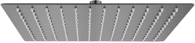 ALONI vierkante rainshower – 30x30 cm – gunmetal grijs