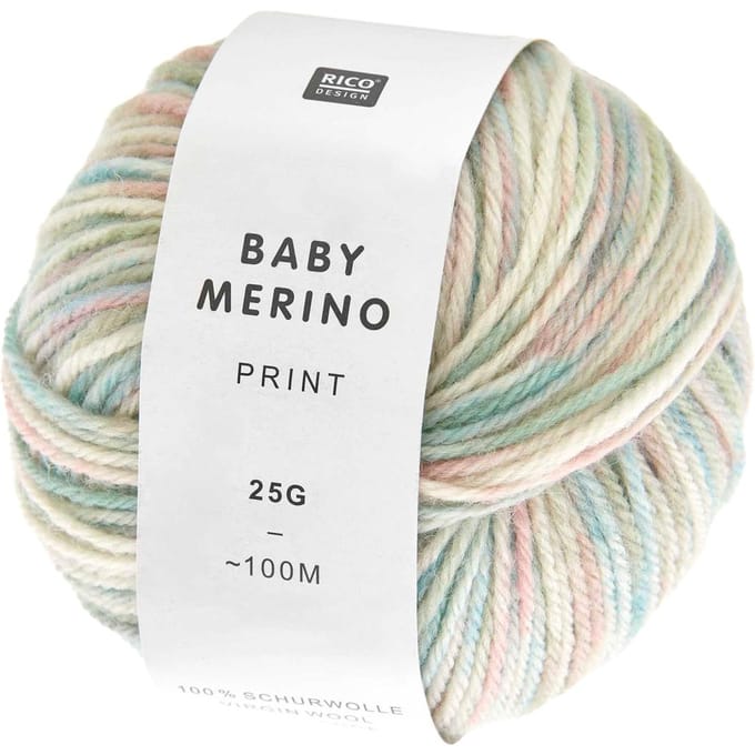 Rico Design "Baby Merino Print" - Pastelle
