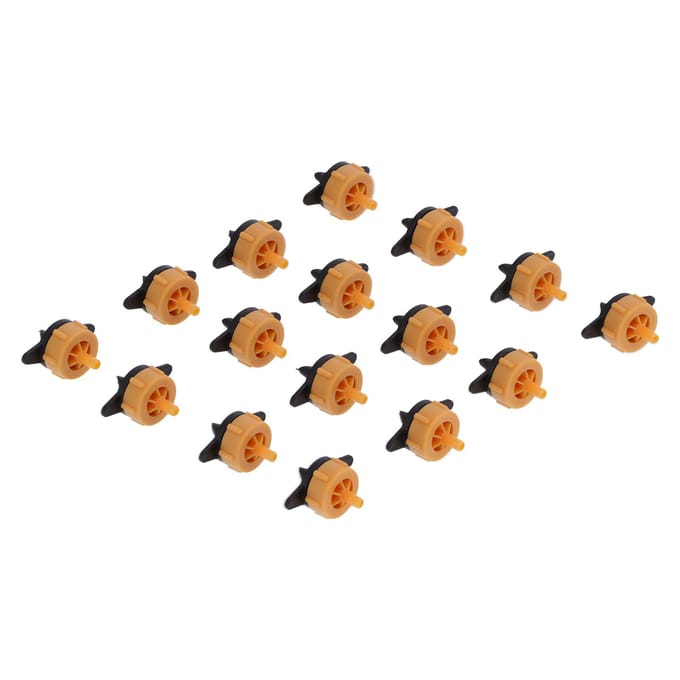 100 Stuks 2L Compenserende Druppelaar Afneembare Tuinirrigatie Druppelaar voor 4/7 Slang orange