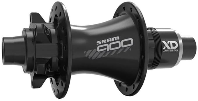 Sram 900 6b 11-12s Achternaaf Zwart 28H / 12 x 148 mm