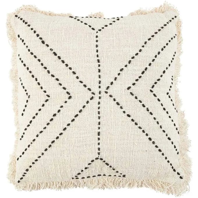 Safaary - The Tribal Cushion Cover - Natural Black