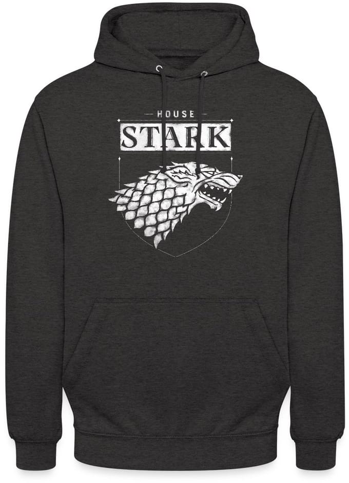 Game Of Thrones Huis Stark Wapen Schrikwolf Hoodie Unisex