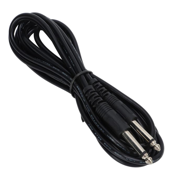 Gitaar Versterker Kabel Patchkabel Effectpedaal Connector Draad 3 Meter Instrument Accessoire Rechte Kop black