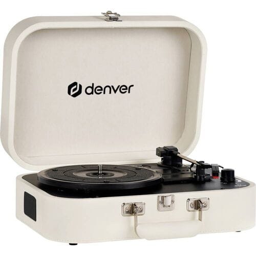 Denver Platenspeler - Ingebouwde Speakers en Versterker - Incl. PC Software - Auto-stop - Retro - VPL130