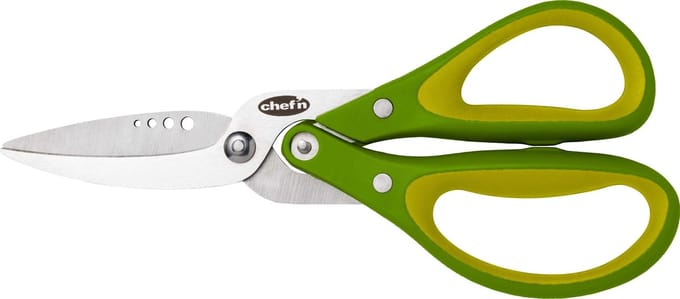 Kruidenschaar met Kruiden Stripper, 21 CM, RVS, BPA Vrij, Kunststof - Chef'n | FreshForce™