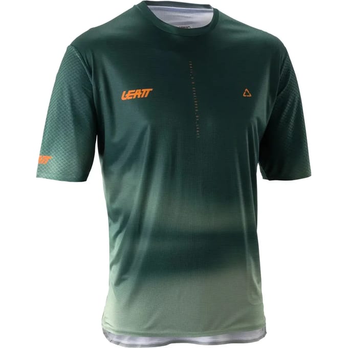 Leatt Trail 3.0 Korte Mouw Wielertrui Groen S Man