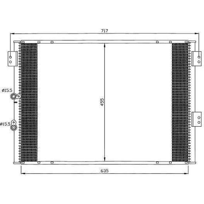 Condensor, airconditioning NRF 35461