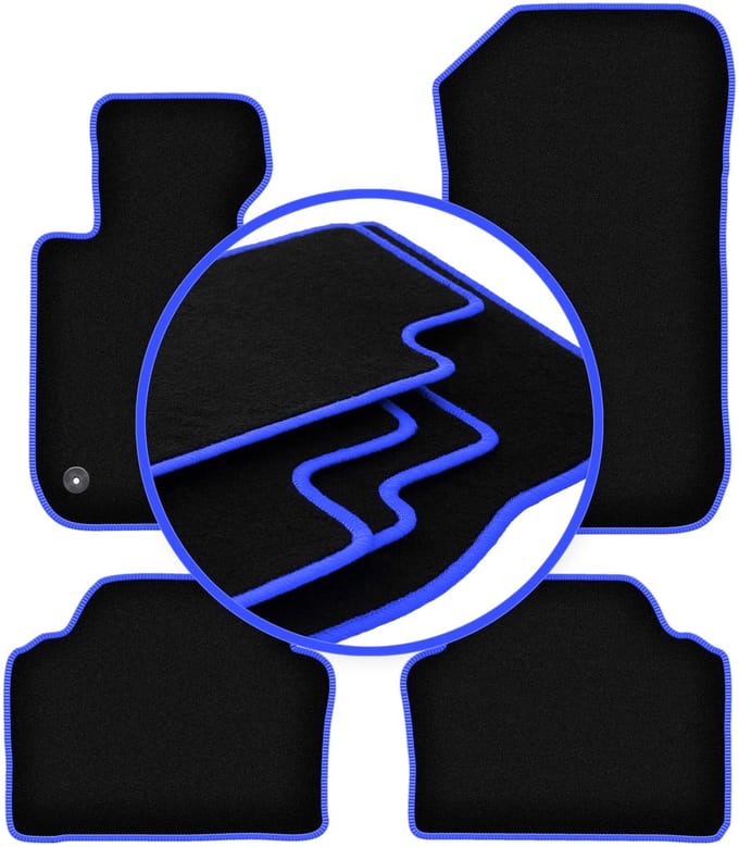 CARLUX-BLUE automatten voor: BMW 3 E90 xDrive sedan (2004-2011)