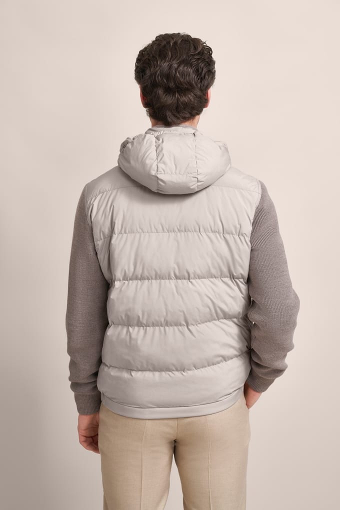 Bugatti Herren Jack met opstaande kraag en capuchon