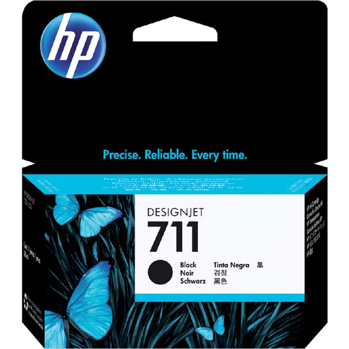 HP Inktcartridge 711 (CZ129A) Zwart