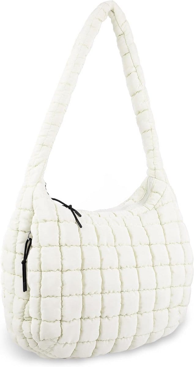 Lichte Gewatteerde Draagtas - Puffy Crossbody Schoudertas voor Dames