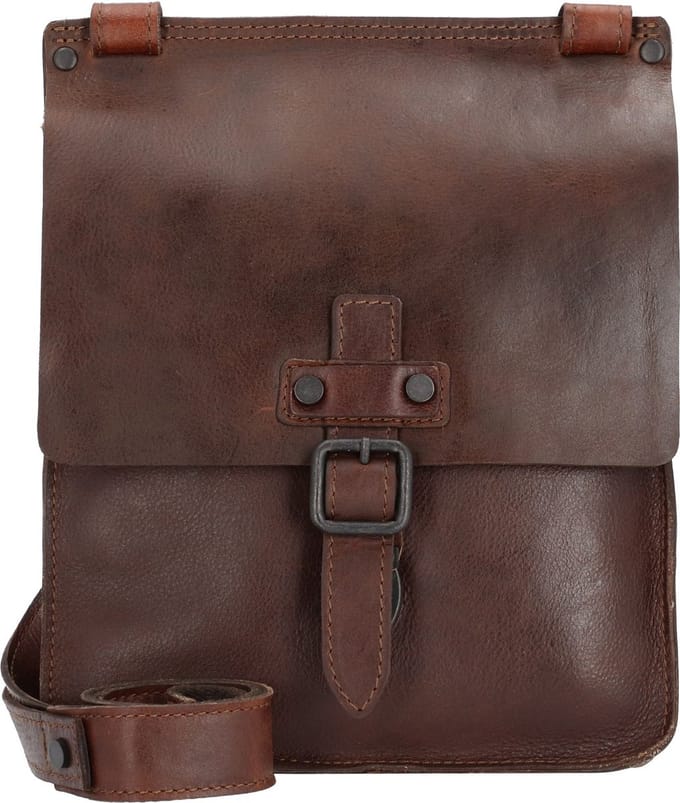 HAROLD'S Leren Schoudertas Aberdeen Crossbag Brown Bruine