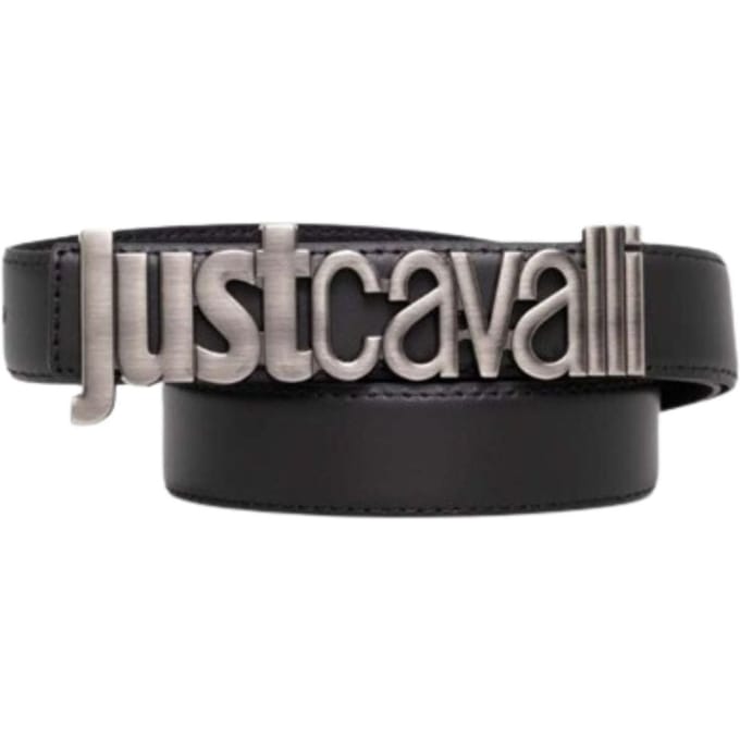 JUST CAVALLI Metalen riem met enkel opschrift