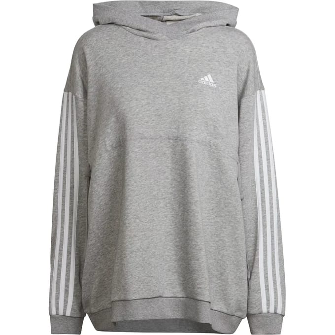 Dames sweatshirt met capuchon adidas Essentials Cotton 3-Stripes