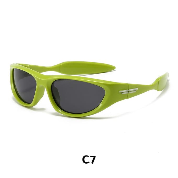 Kinderen UV Bescherming Zonnebril Mode Sport Rijden Siliconen Frame Kinderbril 23087 black
