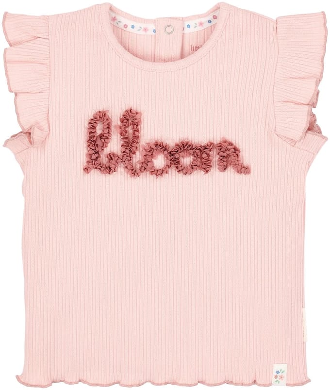 Little Dutch - Meisjes Shirt Bloom - Roze - Maat 74