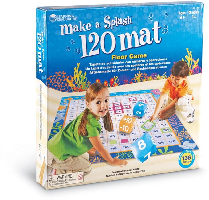 Learning Resources Make a Splash! / Neem een plons! Rekenkundige activiteitenmat - 5+