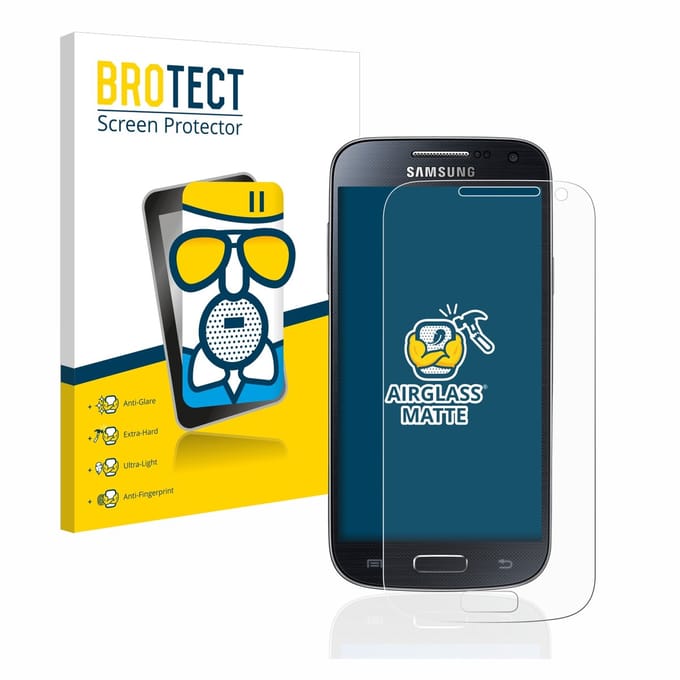 BROTECT - Screenprotector voor Samsung Galaxy S4 Mini - Folie Beschermfolie Beschermglas matte