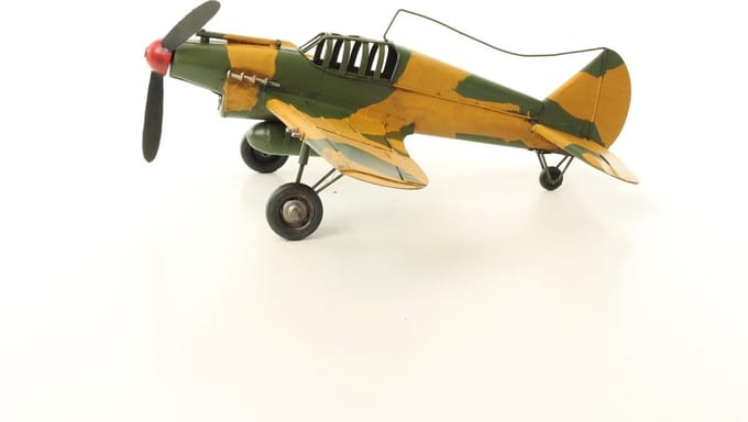 MadDeco - blikken - spitfire - vliegtuig - WWII