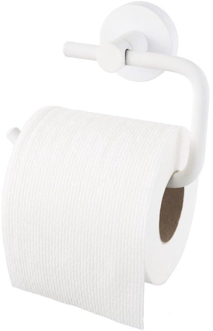Haceka Kosmos Toiletrolhouder - zonder klep - mat wit