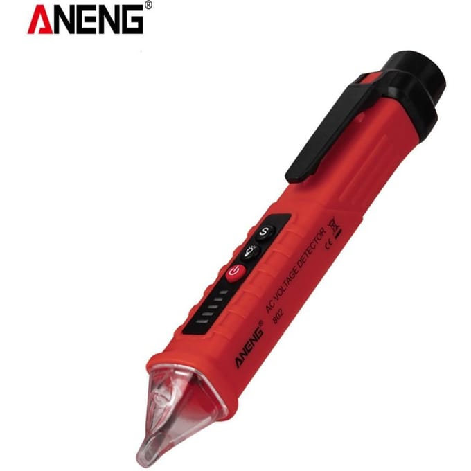 ANENG VD802 Berhrungsloser Wechselspannungsdetektor Testermeter 12V-1000v rood